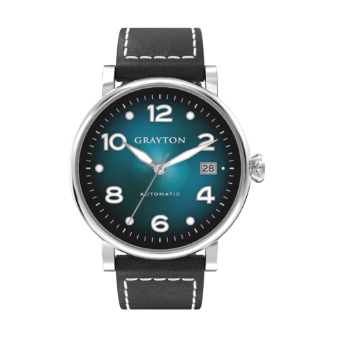 Automatic Watch Blue Color Gradient