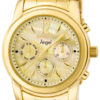 Invicta Angel Swiss Movement Quartz Watch - Gold case with Gold tone Stainless Steel band - Model 0466