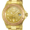 Invicta Pro Diver Automatic Watch - Gold, Rose Gold case with Gold tone Stainless Steel band - Model 13930