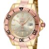 Invicta Pro Diver Automatic Watch - Gold, Rose Gold case with Gold, Rose Gold tone Stainless Steel band - Model 16039