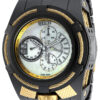 Invicta Bolt Quartz Watch - Gold, Black case with Gold, Black tone Stainless Steel band - Model 19422