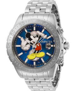 Invicta Disney Limited Edition Mickey Mouse Mens Quartz 47 mm Stainless Steel Case Blue Dial - Model 27373