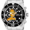 Invicta Character Collection Garfield Mens Quartz 43 mm Stainless Steel Case Black Dial - Model 27419