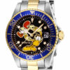 Invicta Character Collection Garfield Mens Quartz 34 mm Stainless Steel, Gold Case Black Dial - Model 27426