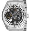 Invicta Vintage Mens Mechanical 44 mm Stainless Steel Case Silver Dial - Model 27565