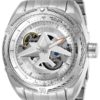 Invicta Aviator Mens Automatic 50 mm Stainless Steel Case Silver Dial - Model 28213