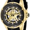 Invicta S1 Rally Race Team Mens Automatic 50 mm Gold Case Black, Gold Dial - Model 28304