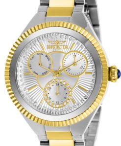 Invicta Angel Womens Quartz 36 mm Stainless Steel Case Silver, Gold Dial - Model 28350