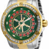 Invicta Specialty Mens Automatic 52 mm Silver Case Black, Red, Green, Gold Dial - Model 28716