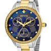 Invicta Angel Womens Quartz 35 mm Stainless Steel Case Blue Dial - Model 29101