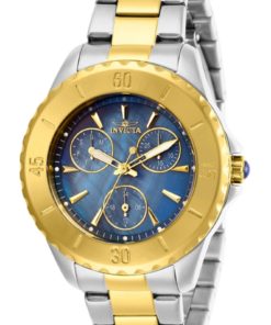 Invicta Angel Womens Quartz 38 mm Stainless Steel Case Blue Dial - Model 29111