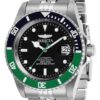 Invicta Pro Diver Mens Automatic 42mm Stainless Steel Black Dial - Model 29177