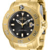 Invicta Pro Diver Propeller Mens Automatic 50 mm Gold, Stainless Steel Case Black Dial - Model 29354