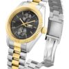 Invicta Specialty Womens Quartz 36 mm Stainless Steel, Gold Case Charcoal Dial - Model 29439