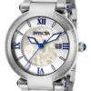 Invicta Angel Womens Quartz 40 mm Stainless Steel Case Silver, White Dial - Model 29874
