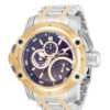 Invicta Coalition Forces Mens Quartz 52.5mm Stainless Steel Case, Blue, Gold Dial - Model 30382