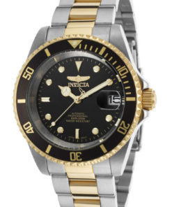 Invicta Pro Diver Men's Automatic 40mm Gold, Stainless Steel Case Black Dial - Model 8927OB
