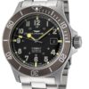 Glycine Combat Mens Automatic 48mm Stainless Steel Case Black Dial - Model GL0095