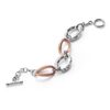 INVICTA Jewelry ALOYSIUS Bracelets 22.5 18 Silver 925 and Ceramic Rhodium+Rose Gold+Platinum - Model J0113