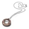 INVICTA Jewelry NUMBERS Necklaces 80 17.2 Silver 925 and Wenge Wood Rhodium+Rose Gold+Wood - Model J0168