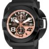 TechnoMarine Black Reef 45mm watch with Black Black+Copper dial VK67 Quartz - Model 515014