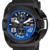 TechnoMarine Black Reef 45mm watch with Black Black+Blue dial VK67 Quartz - Model TM-515016